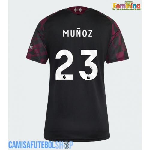Camisa de time de futebol Liverpool Victor Munoz #23 Replicas 3º Equipamento Feminina 2026-27 Manga Curta